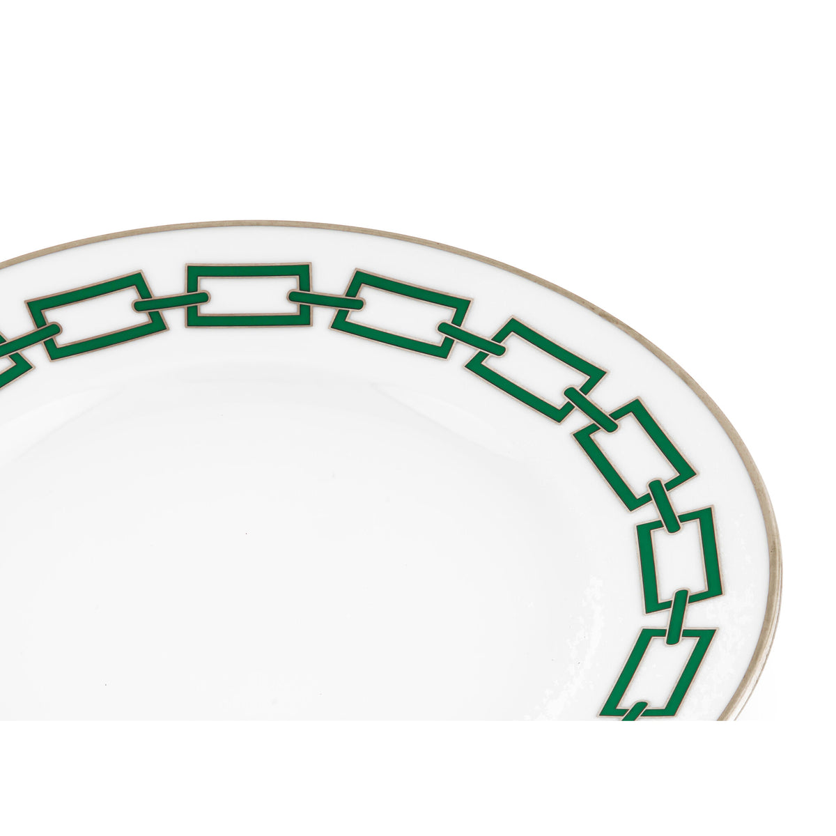 Ginori 1735 Catene Dessert Plate, Smeraldo, view 3