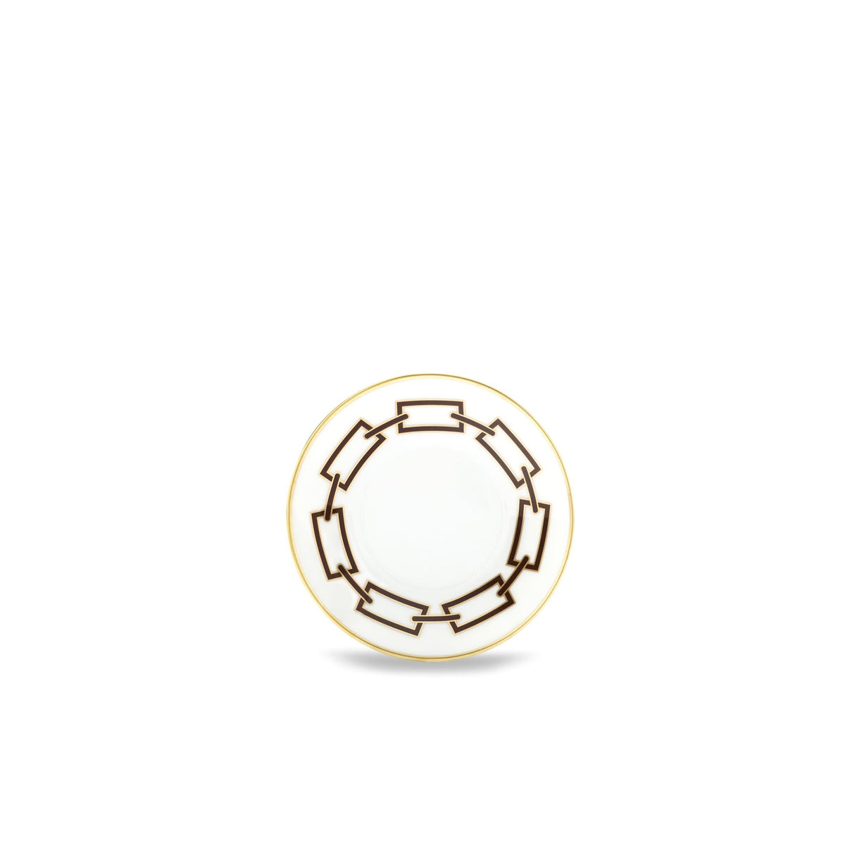 Ginori 1735 Catene Espresso Saucer, Ebano