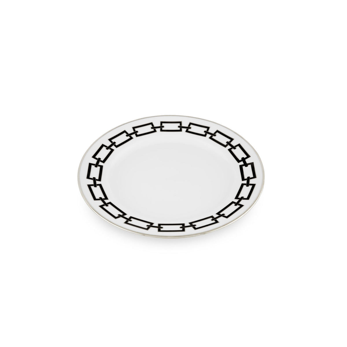 Ginori 1735 Catene Flat Plate, Black, view 2