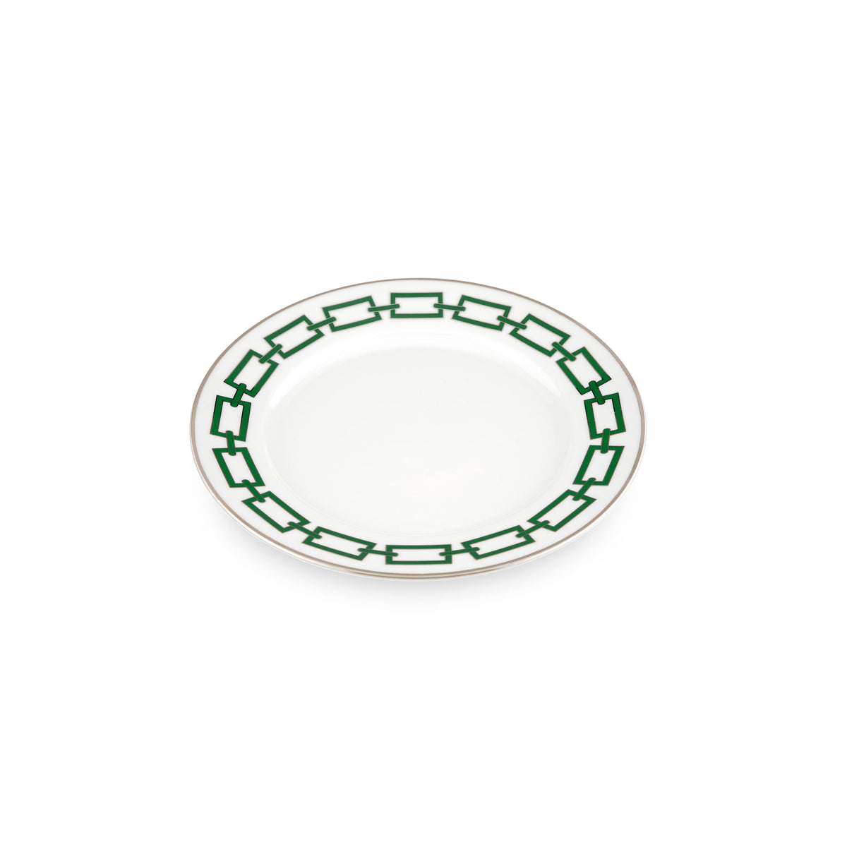 Ginori 1735 Catene Flat Plate, Smeraldo, view 2