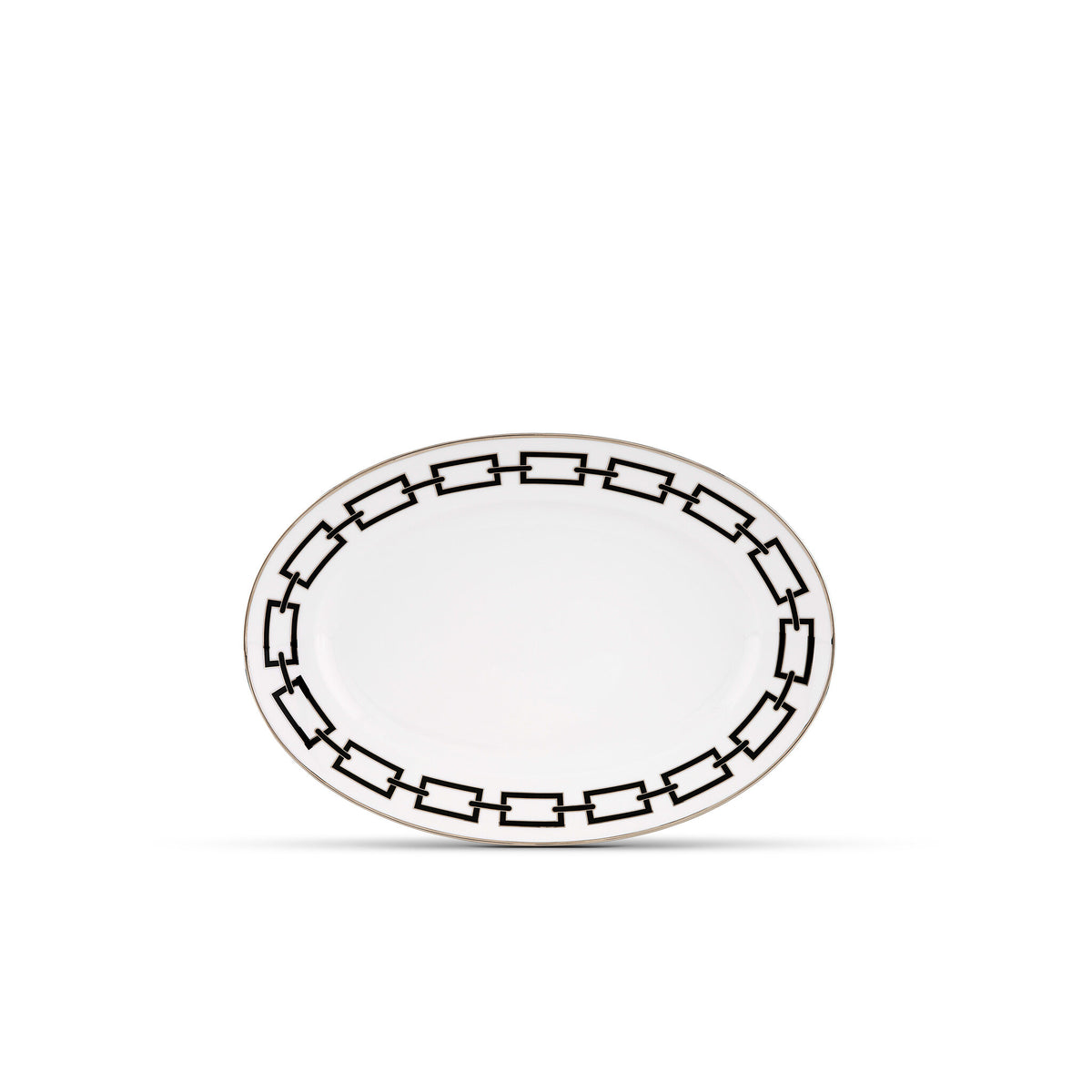 Ginori 1735 Catene Large Oval Platter, Black