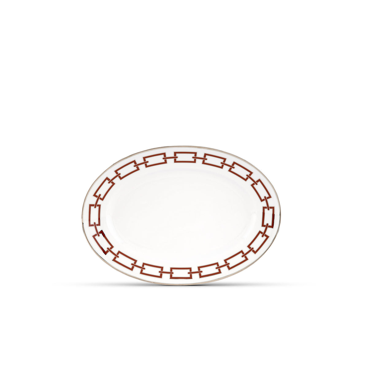 Ginori 1735 Catene Large Oval Platter, Scarlatto