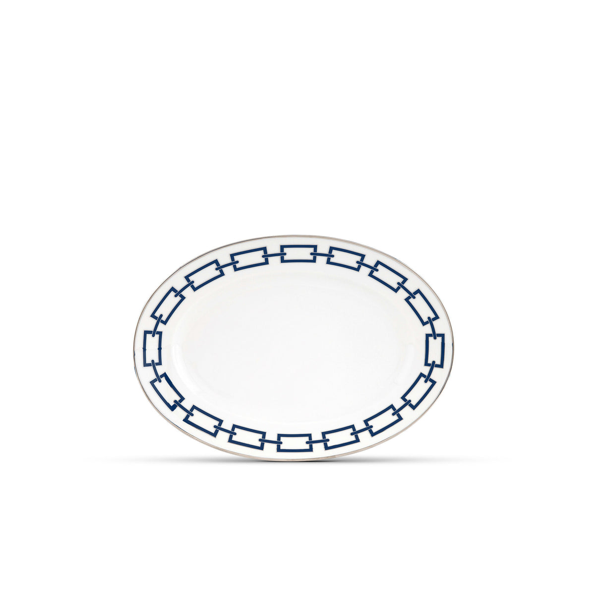 Ginori 1735 Catene Large Oval Platter, Zaffiro