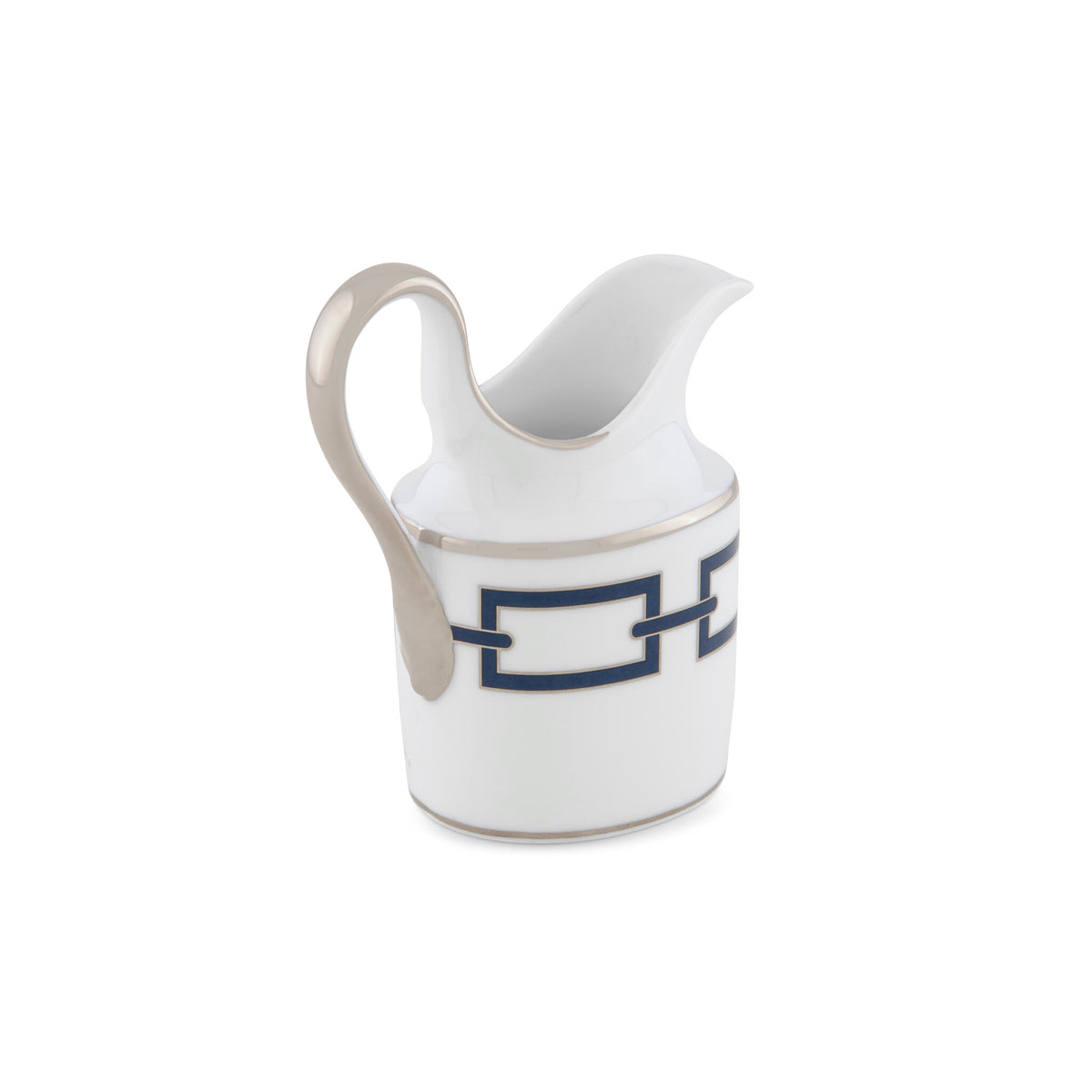 Ginori 1735 Catene Milk Pitcher, Zaffiro, view 2