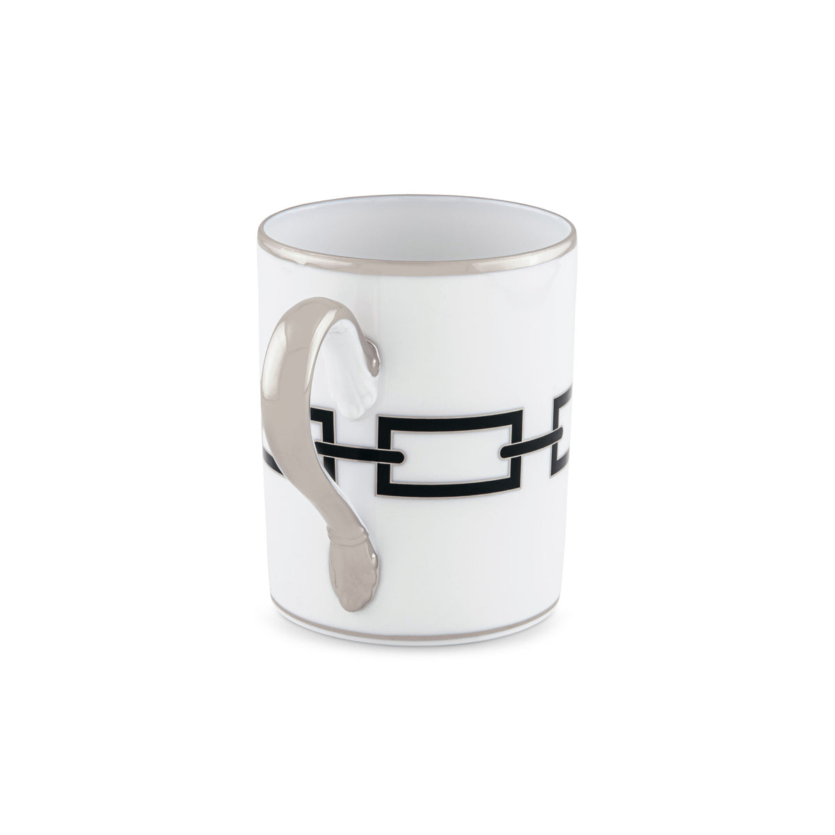 Ginori 1735 Catene Mug, Black, view 2