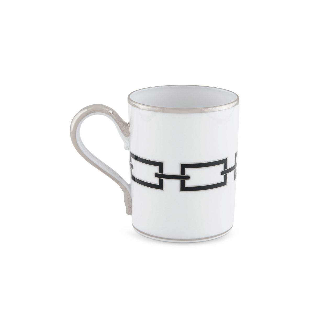 Ginori 1735 Catene Mug, Black, view 3