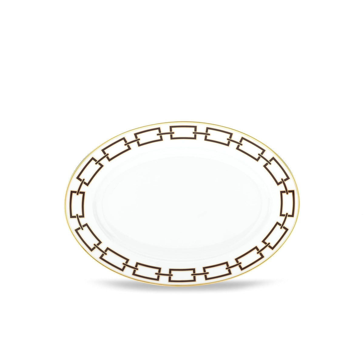 Ginori 1735 Catene Oval Platter, Ebano