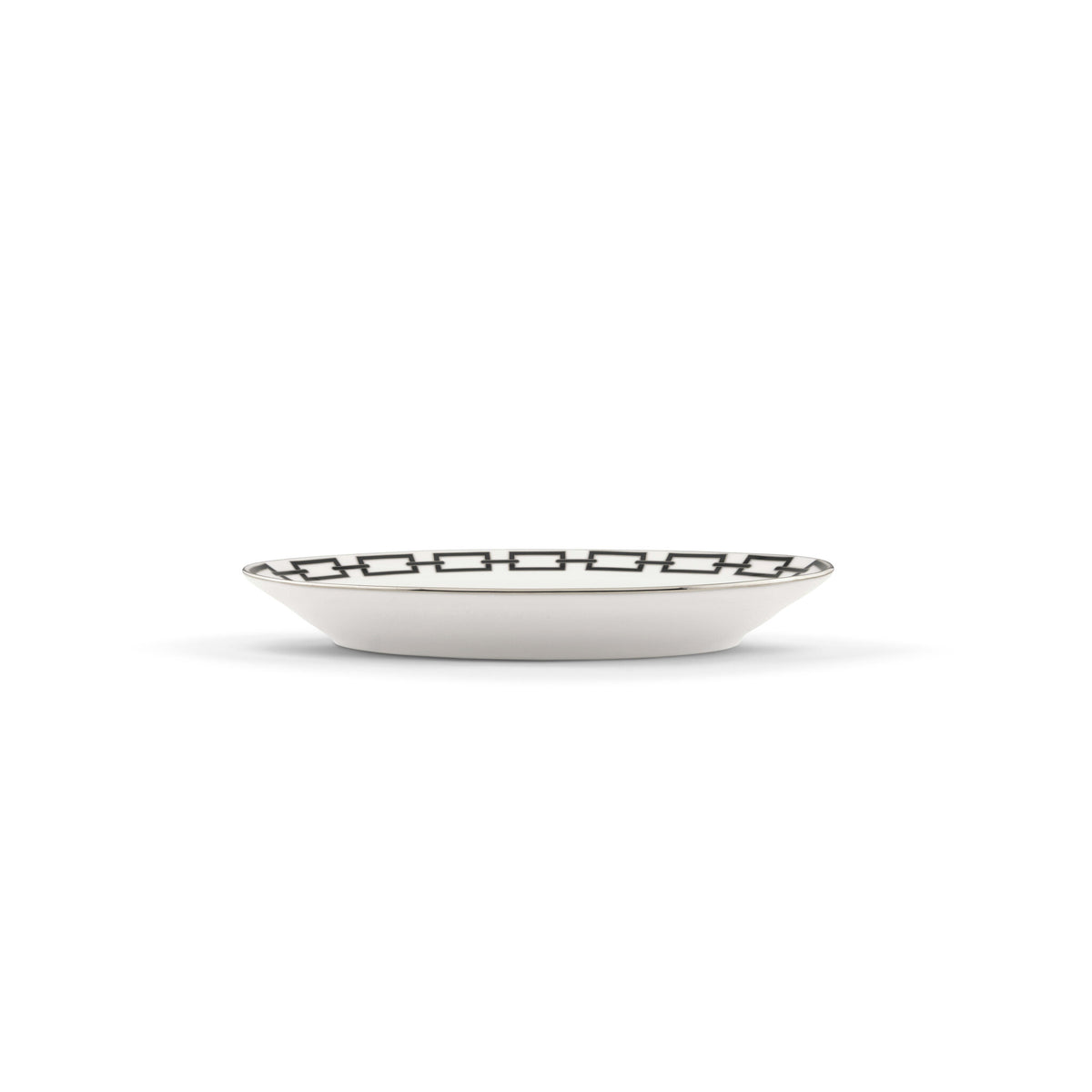 Ginori 1735 Catene Pickle Dish, Black, view 4