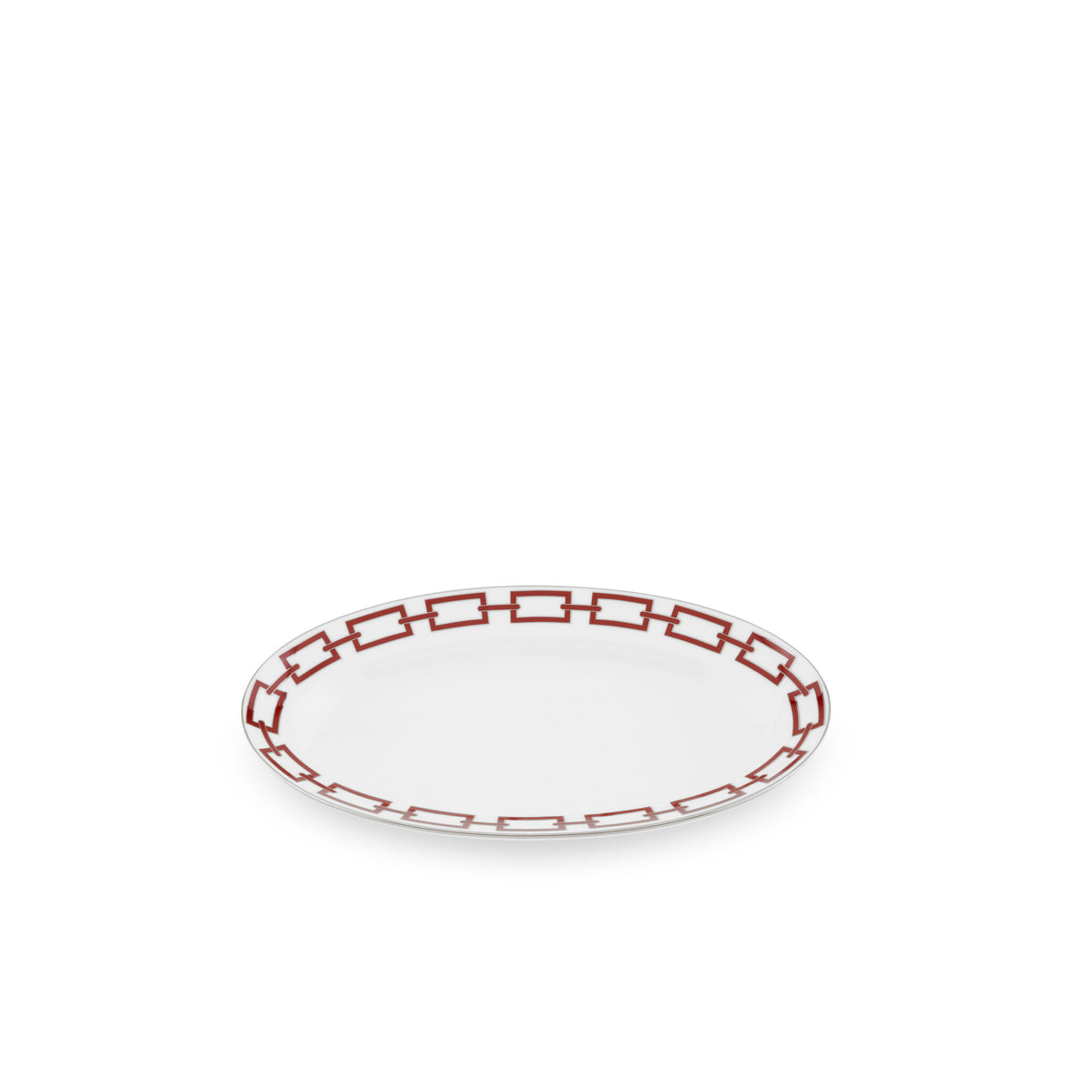 Ginori 1735 Catene Pickle Dish, Scarlatto, view 2