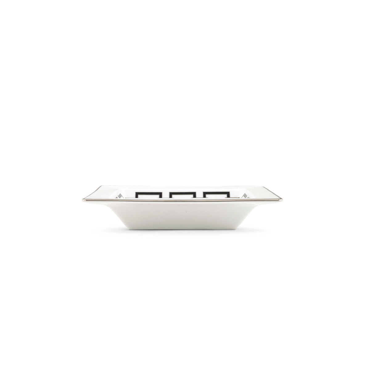 Ginori 1735 Catene Rectangular Change Tray, Black, view 4