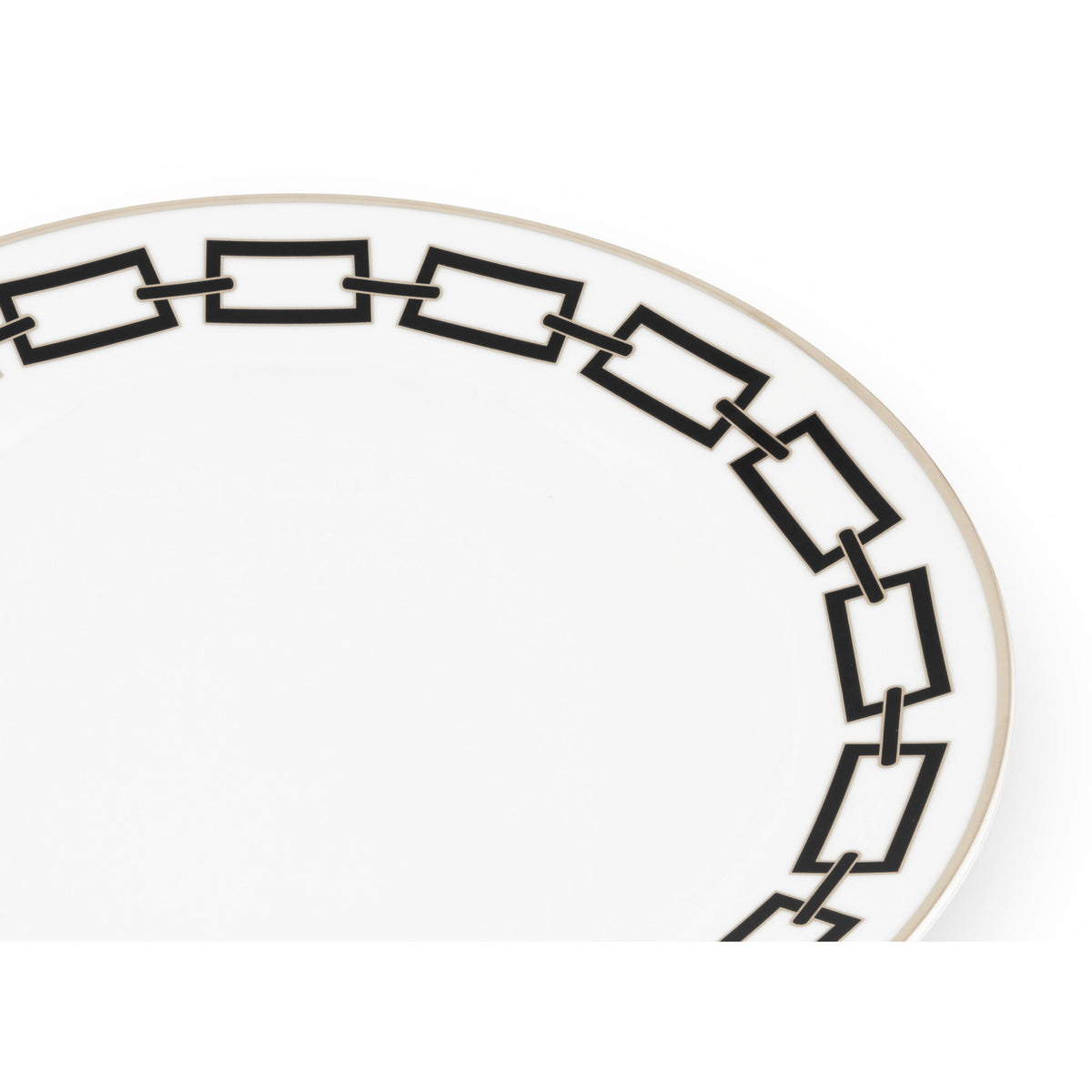 Ginori 1735 Catene Round Platter, Black, view 3