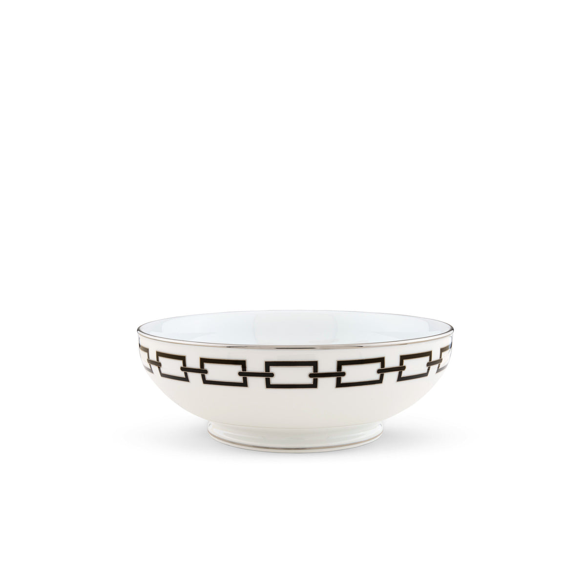 Ginori 1735 Catene Salad Bowl, Black