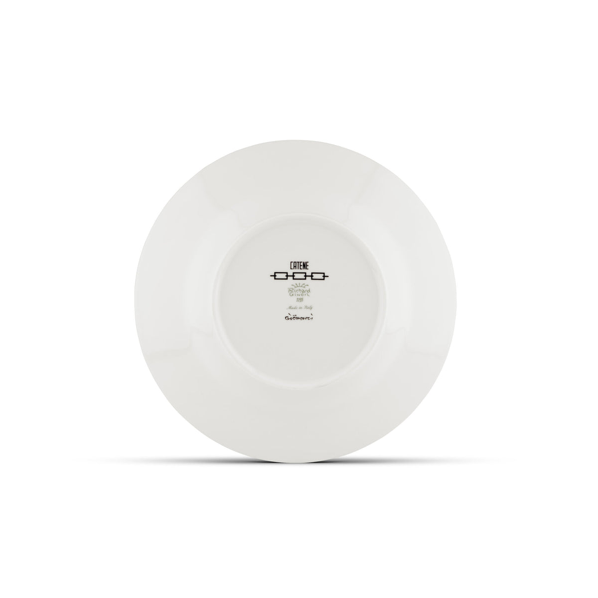 Ginori 1735 Catene Soup Plate, Black, view 5