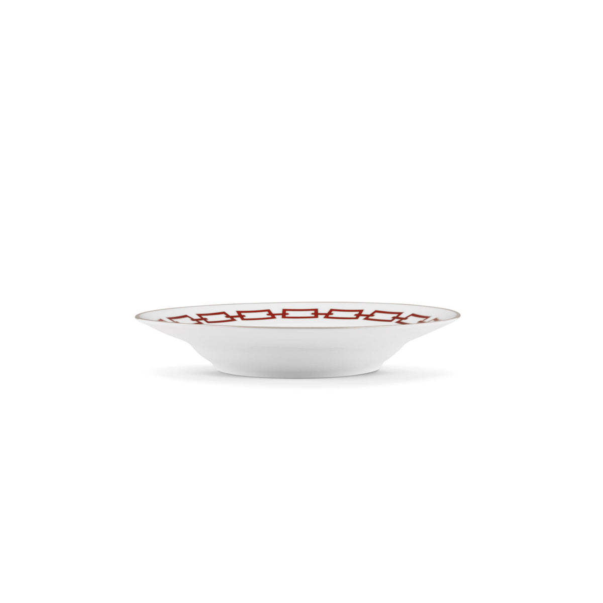 Ginori 1735 Catene Soup Plate, Scarlatto, view 4