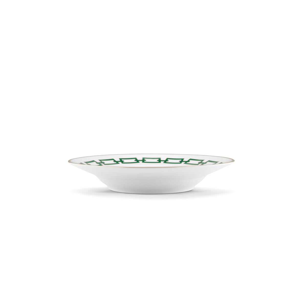 Ginori 1735 Catene Soup Plate, Smeraldo, view 4