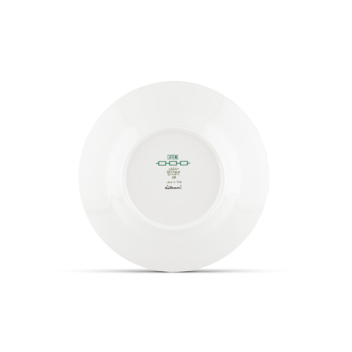 Ginori 1735 Catene Soup Plate, Smeraldo, view 5