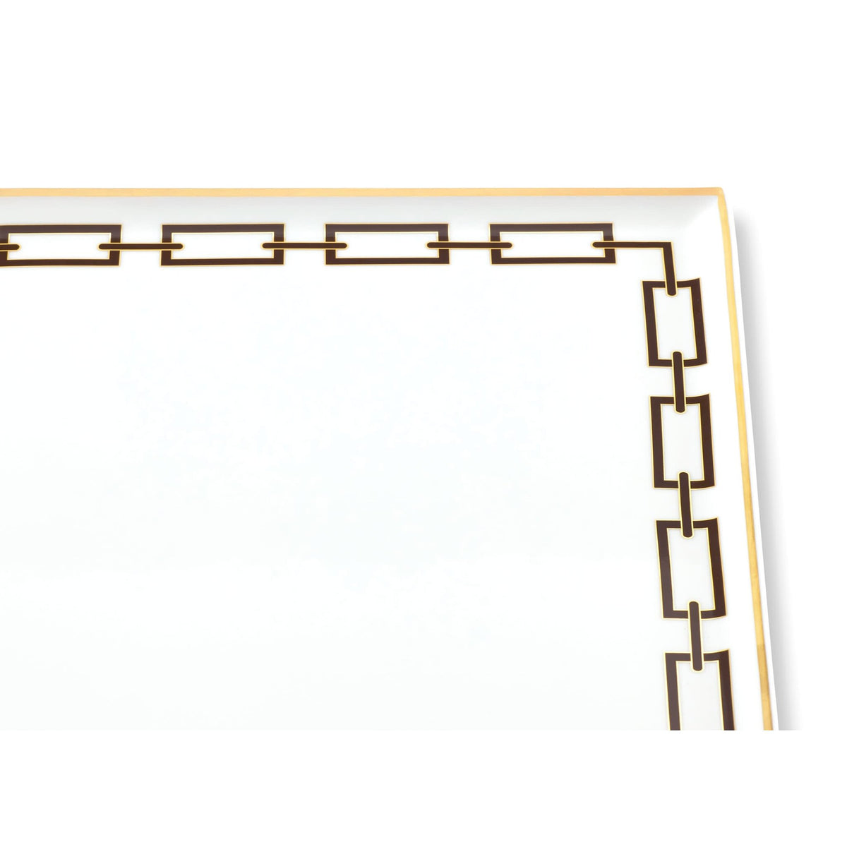 Ginori 1735 Catene Square Centerpiece, Ebano, view 3