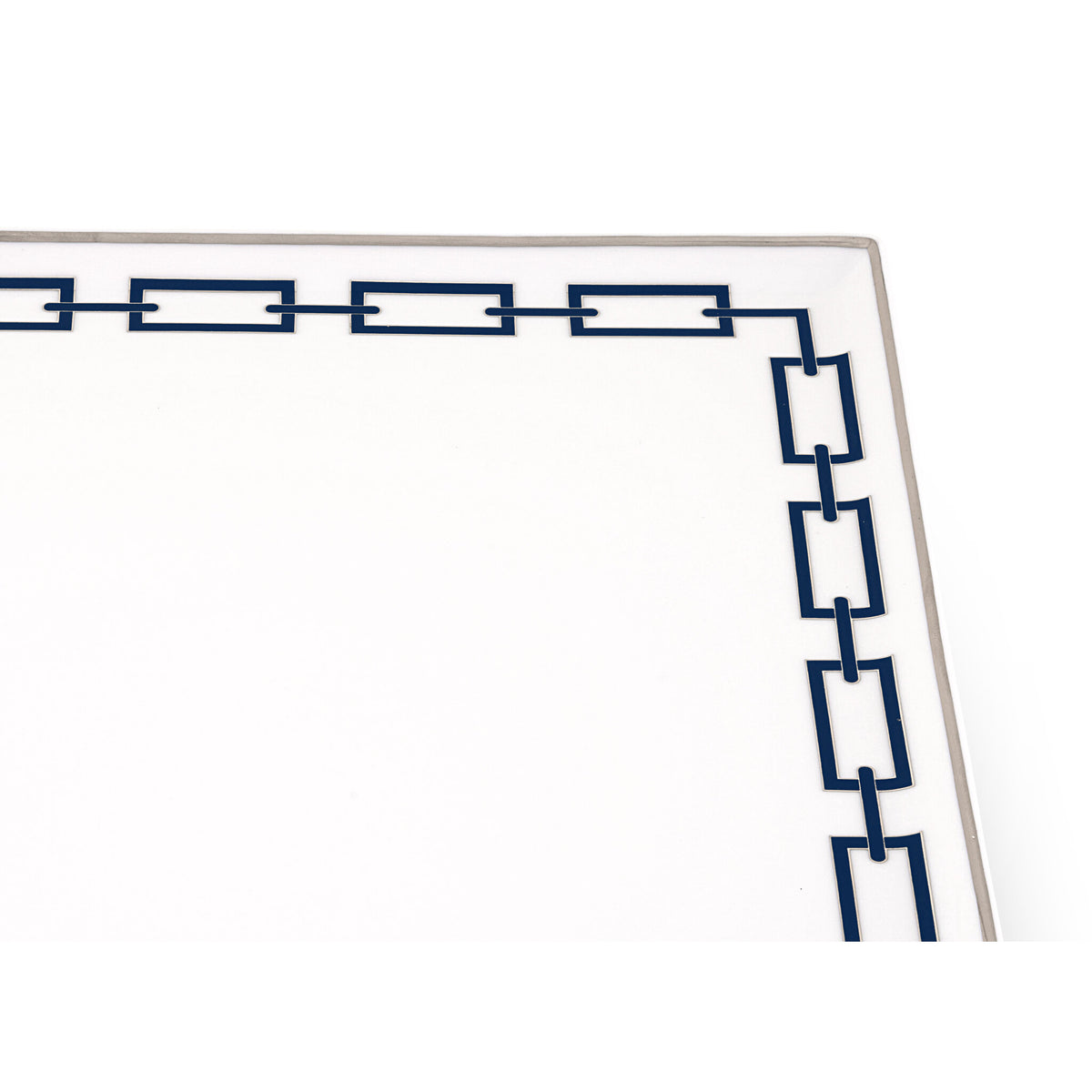 Ginori 1735 Catene Square Centerpiece, Zaffiro, view 3