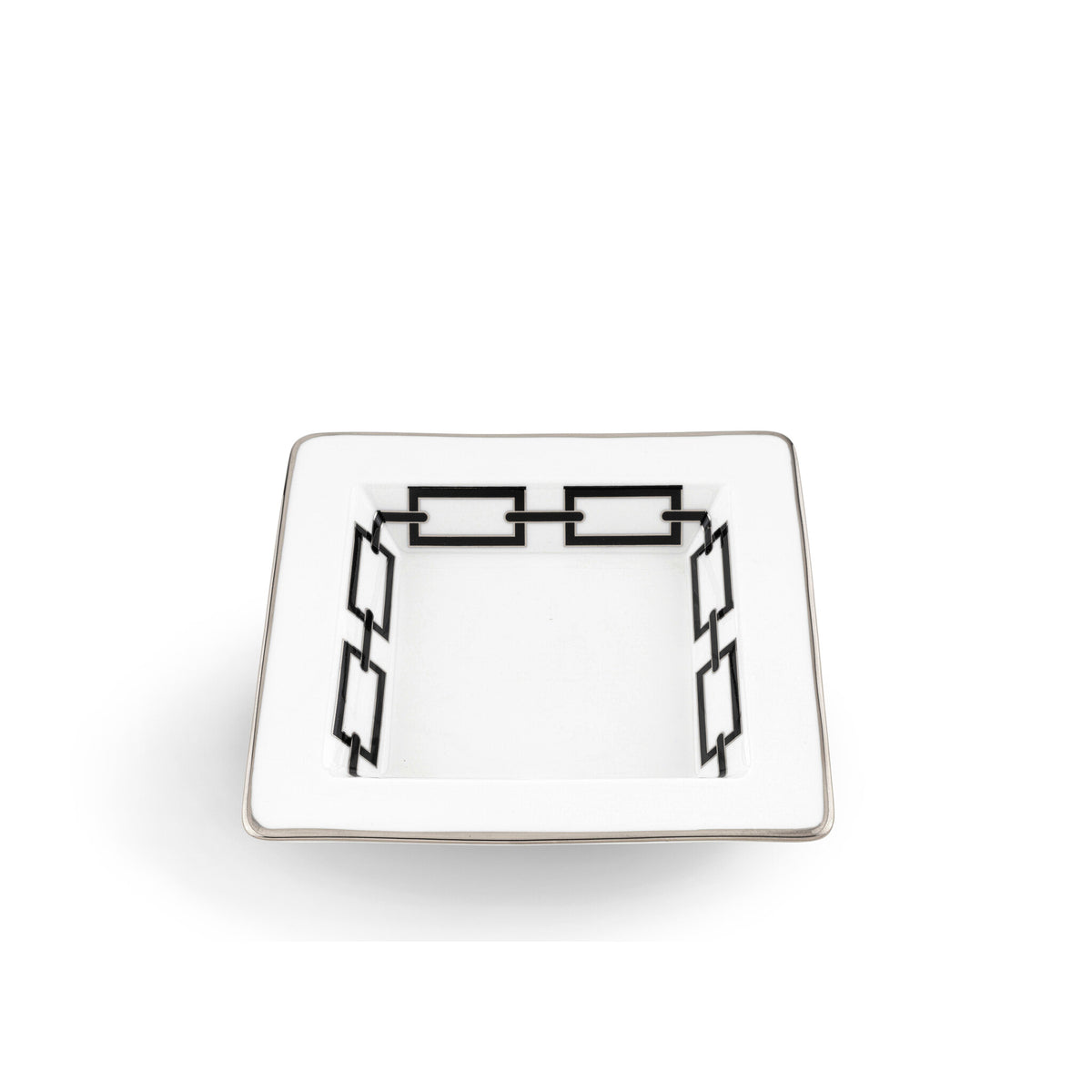 Ginori 1735 Catene Square Change Tray, Black, view 2