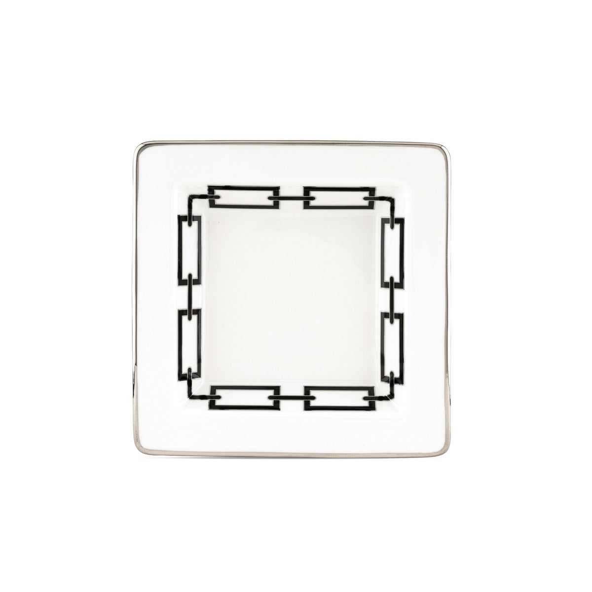 Ginori 1735 Catene Square Change Tray, Black