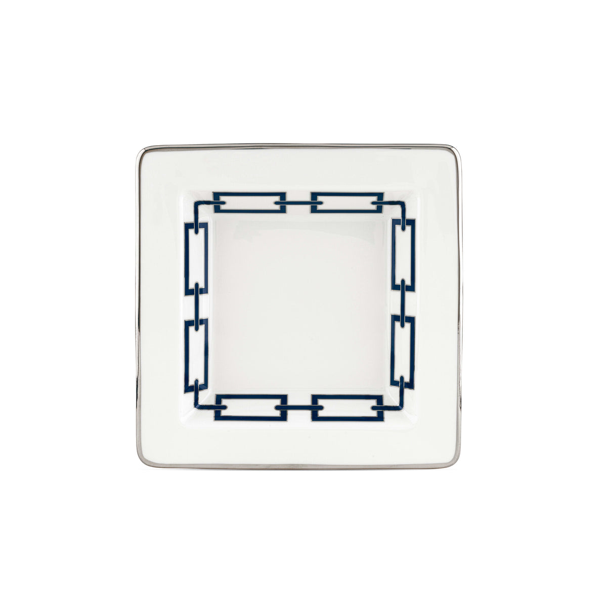 Ginori 1735 Catene Square Change Tray, Zaffiro
