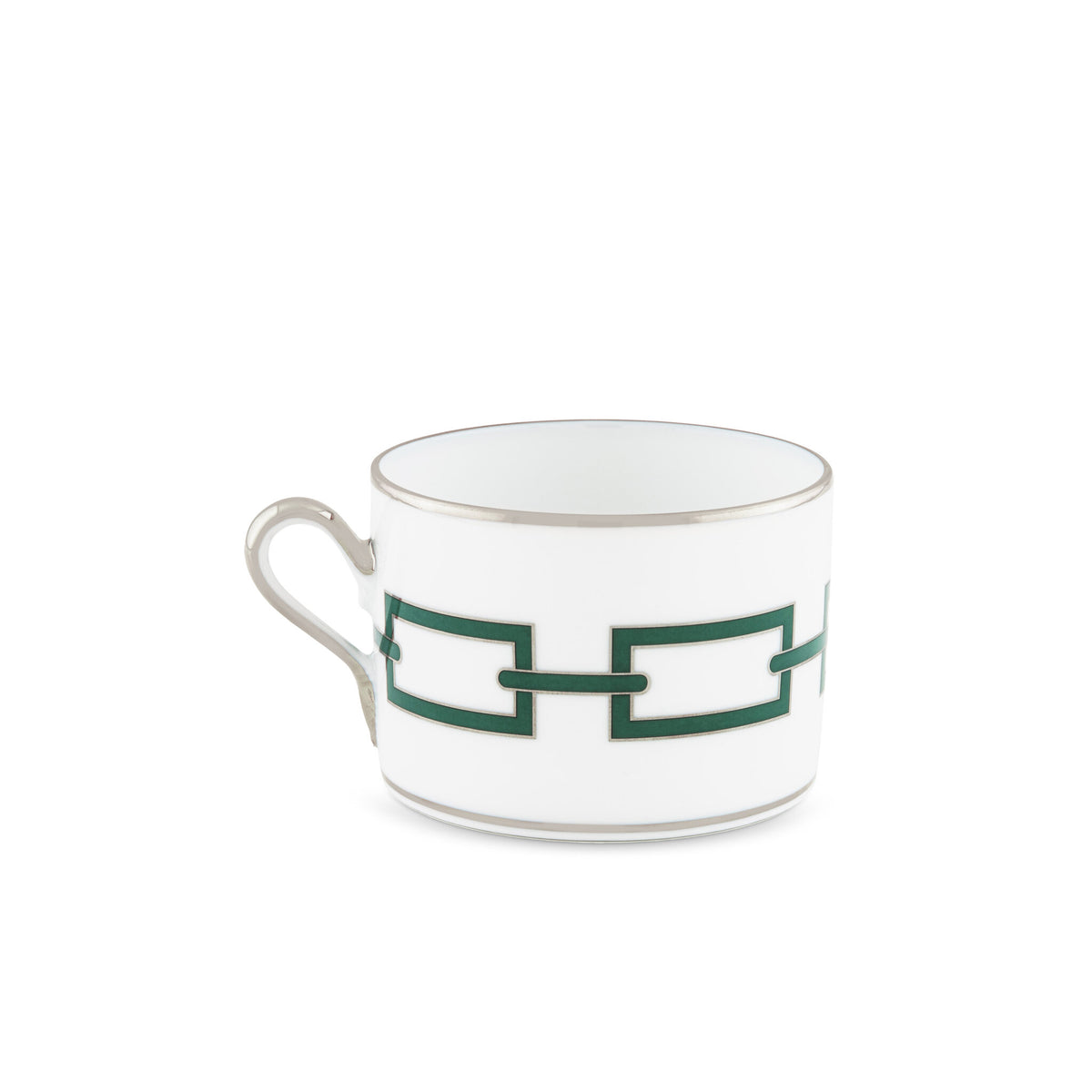 Ginori 1735 Catene Tea Cup, Smeraldo, view 2
