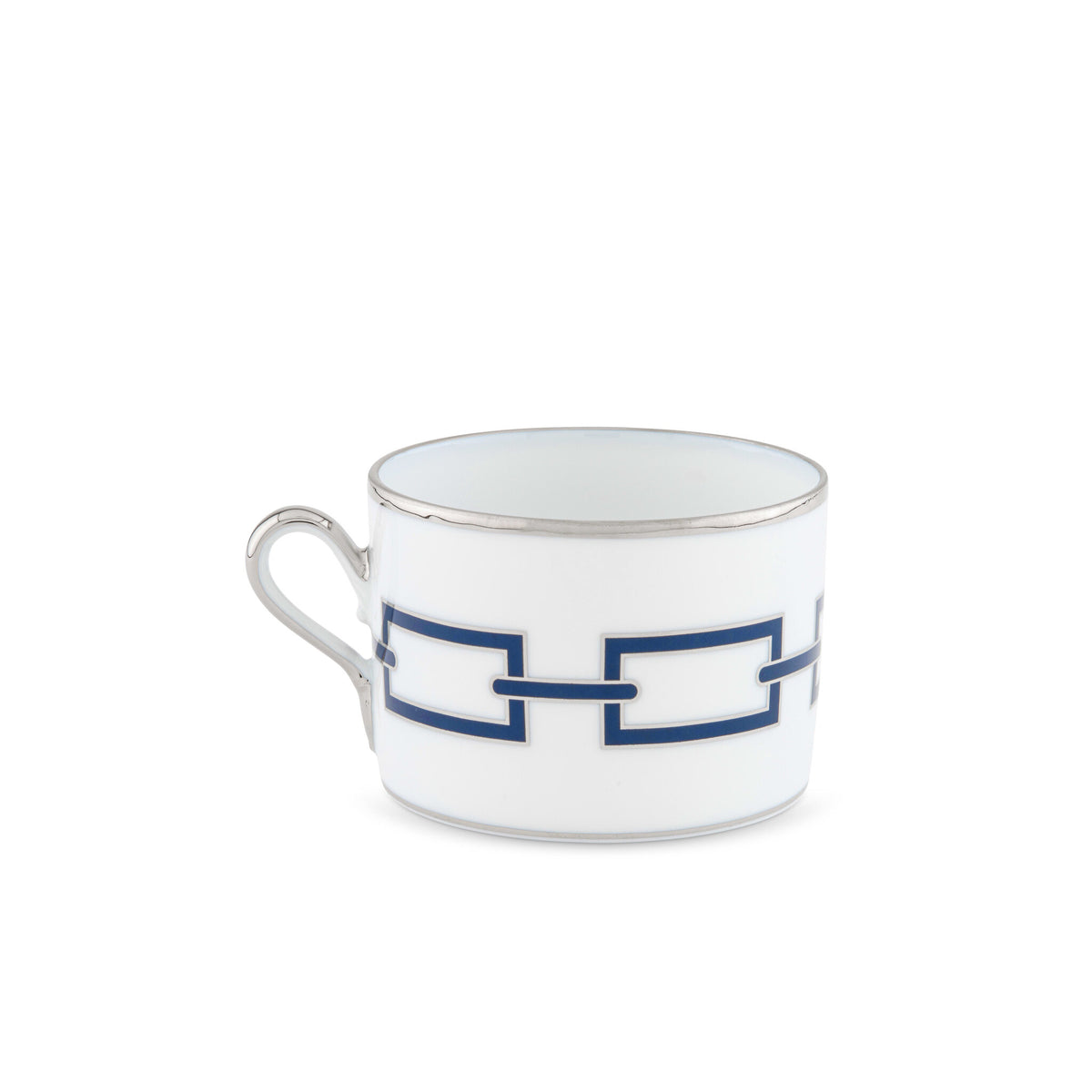 Ginori 1735 Catene Tea Cup, Zaffiro, view 2