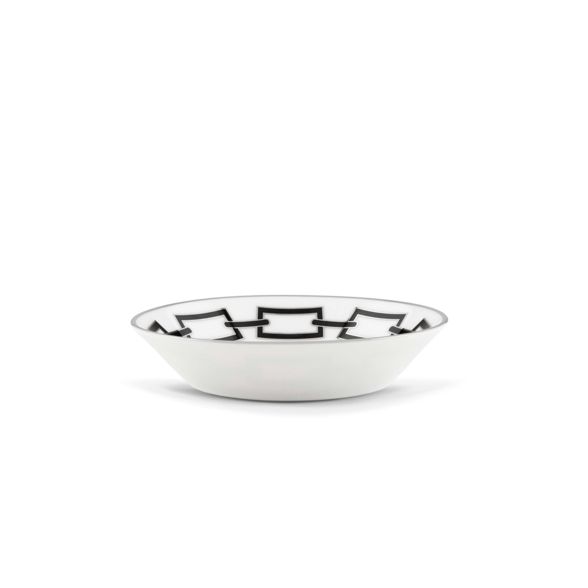 Ginori 1735 Catene Tea Saucer, Black, view 4