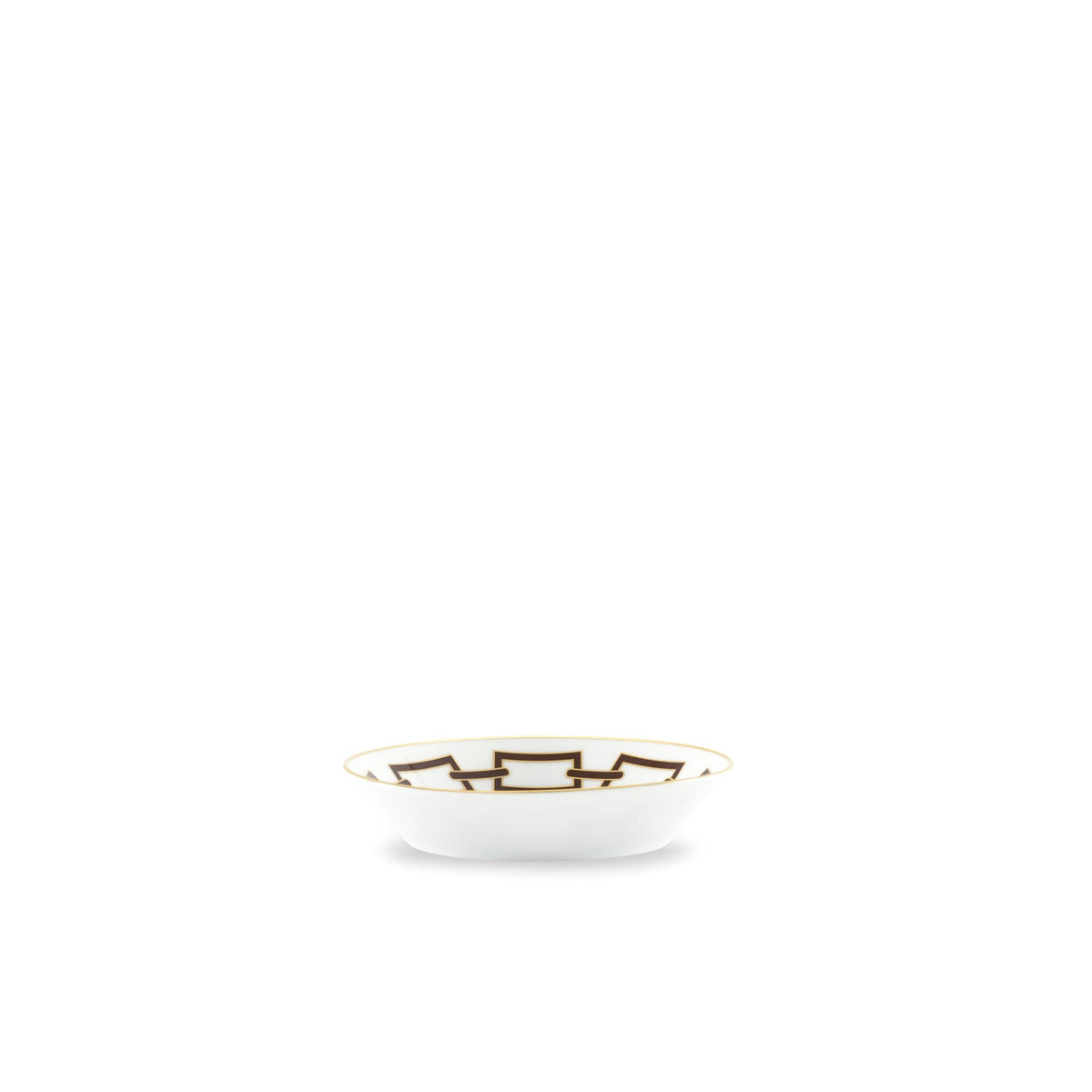 Ginori 1735 Catene Tea Saucer, Ebano, view 4