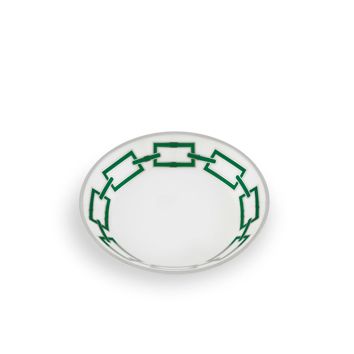 Ginori 1735 Catene Tea Saucer, Smeraldo, view 2