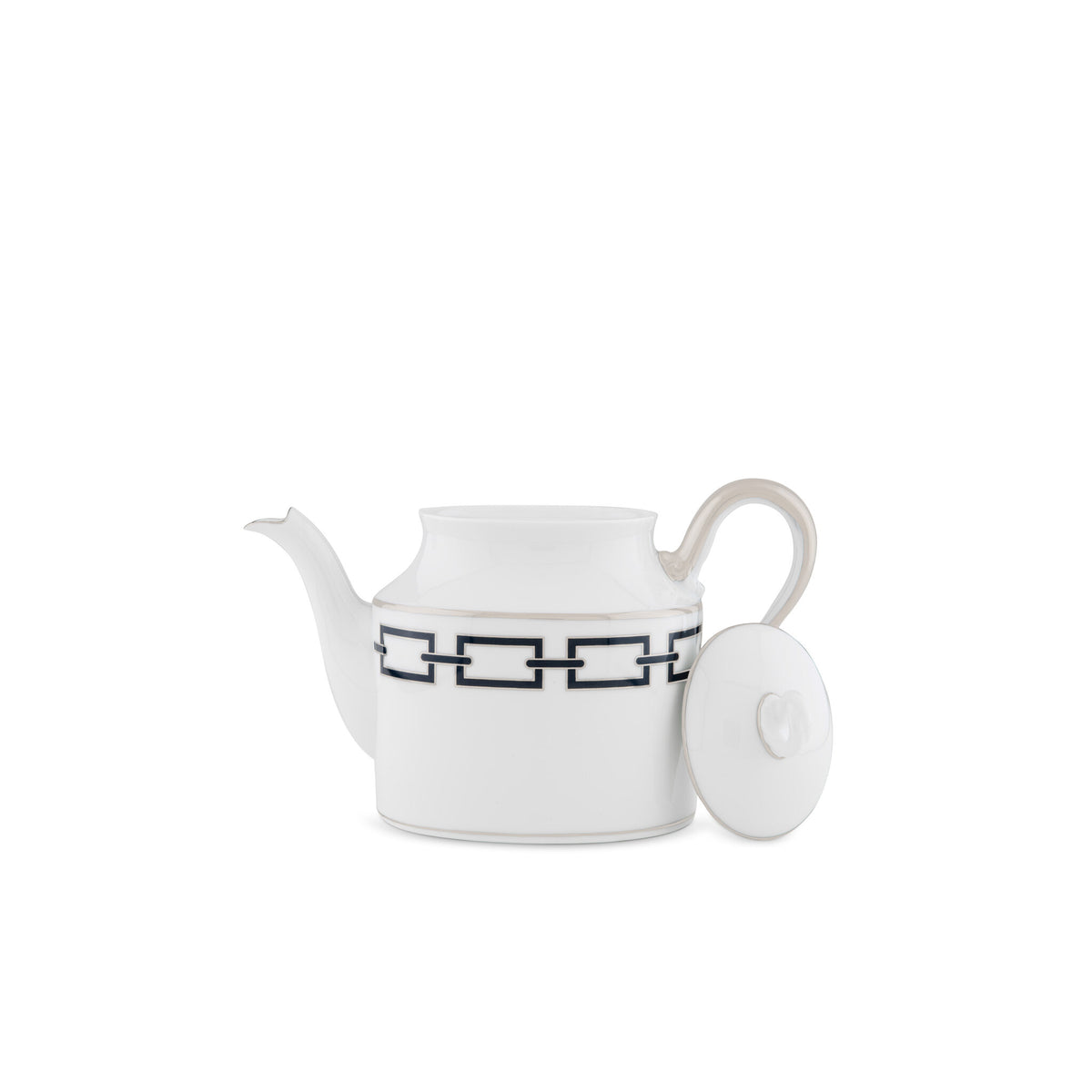 Ginori 1735 Catene Teapot, Zaffiro, view 3