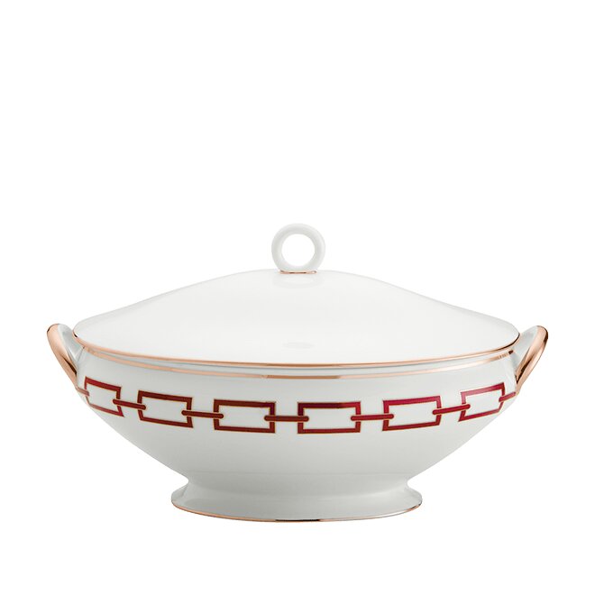 Ginori 1735 Catene Tureen, Scarlatto