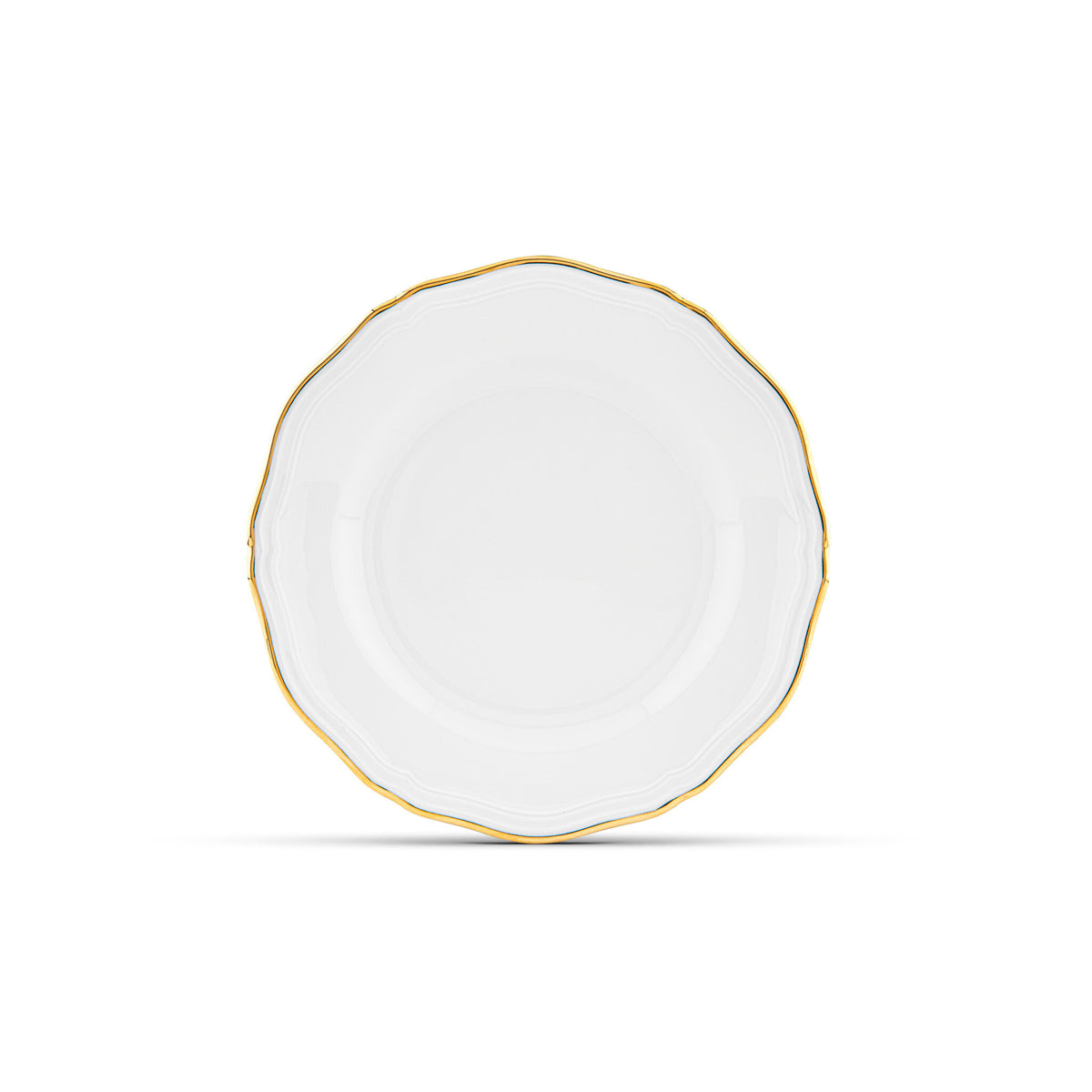 Ginori 1735 Corona Bread Plate, Gold