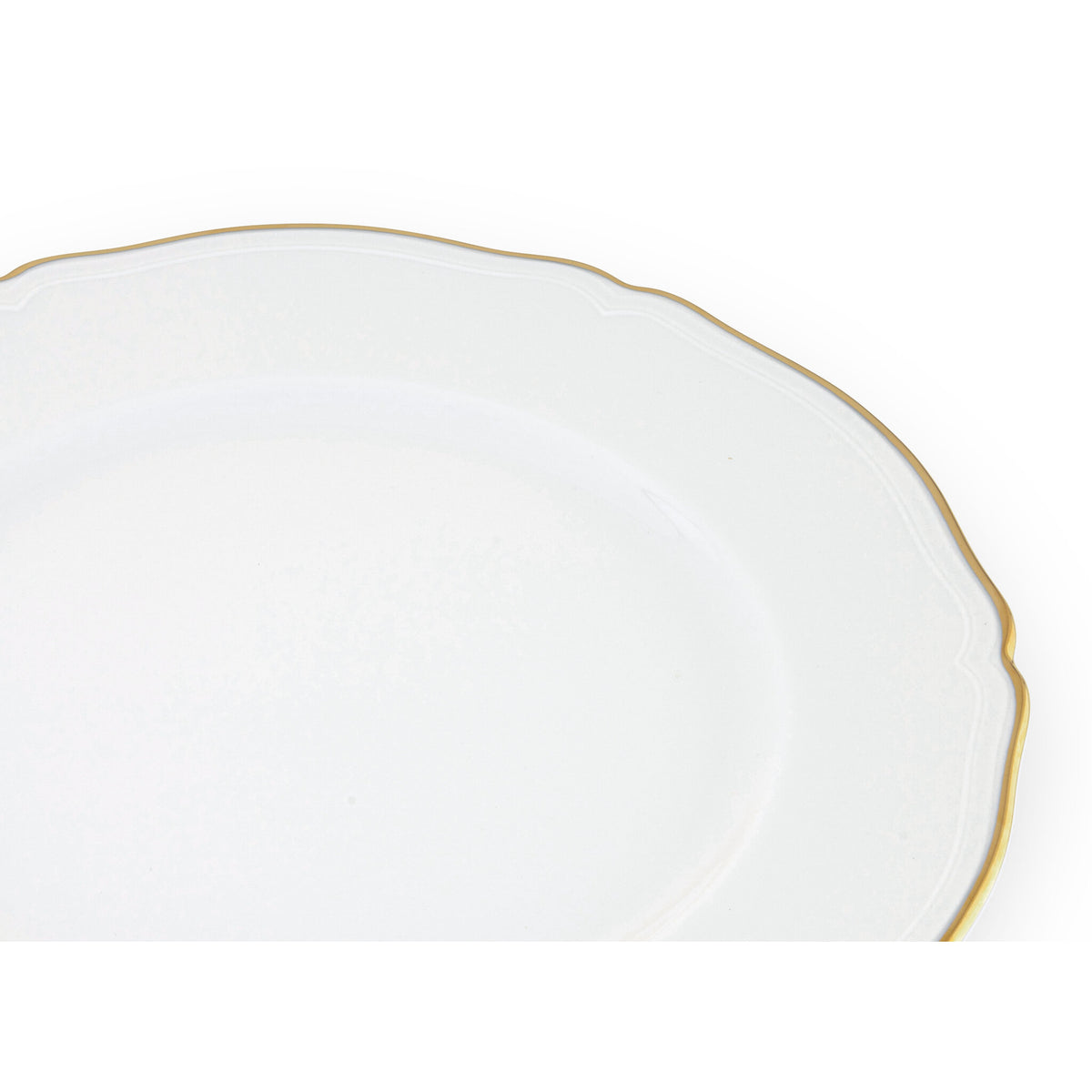 Ginori 1735 Corona Charger Plate, Gold, view 3