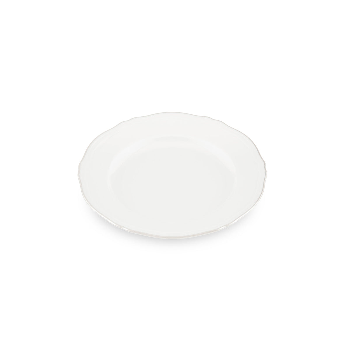 Ginori 1735 Corona Dessert Plate, Platinum, view 2