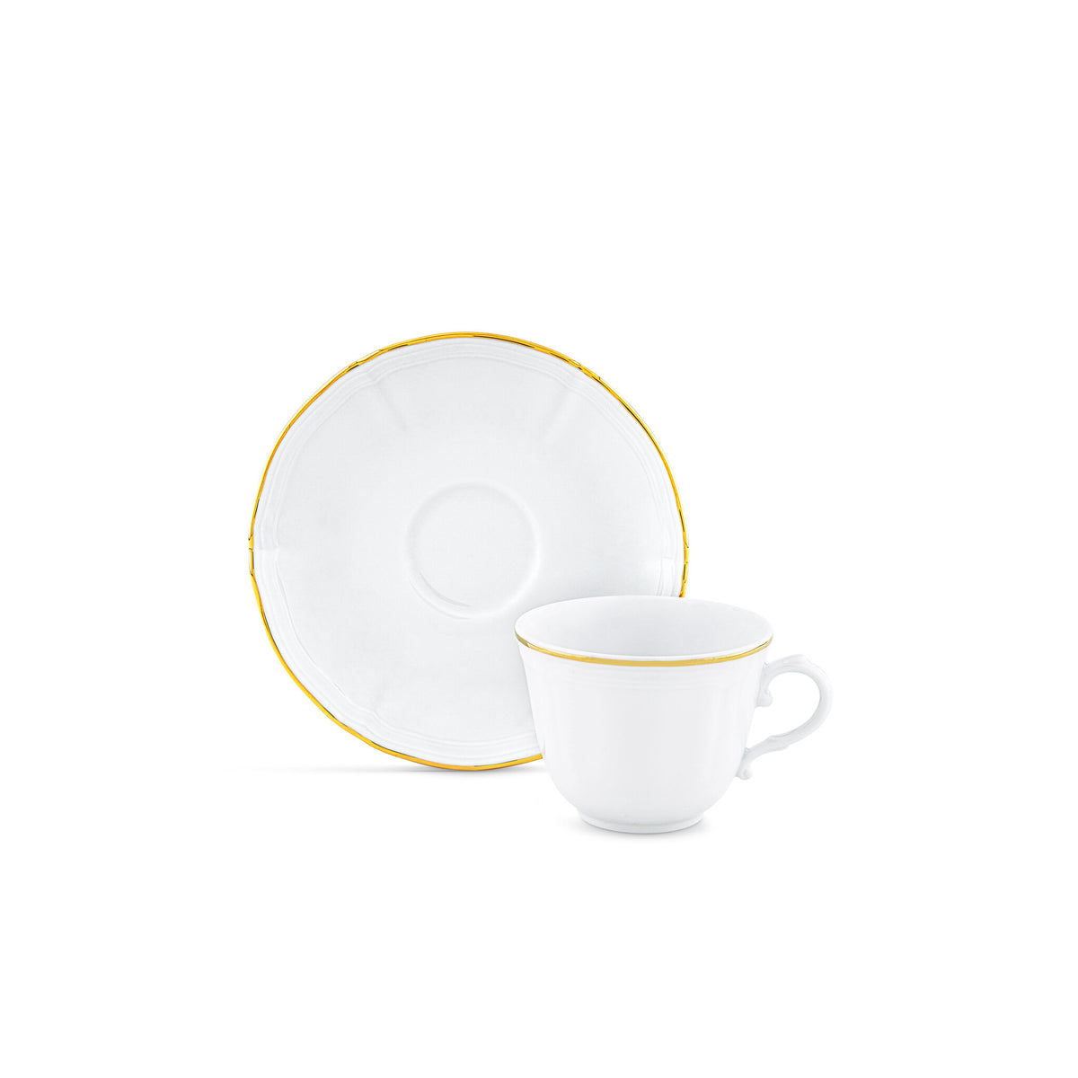 Ginori 1735 Corona Espresso Cup, Gold, view 3