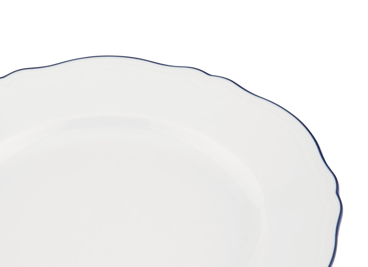 Ginori 1735 Corona Flat Plate, Cobalt Blue, view 3