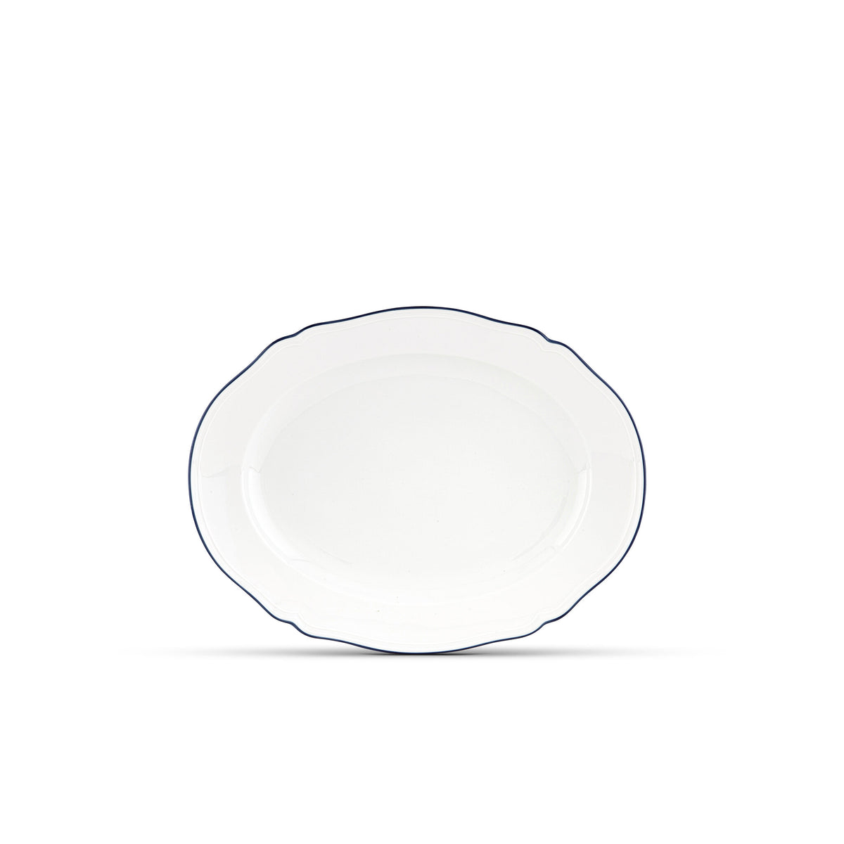 Ginori 1735 Corona Large Oval Platter, Cobalt Blue