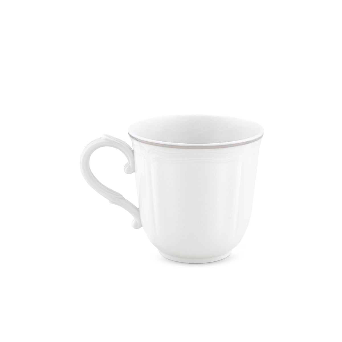 Ginori 1735 Corona Mug, Platinum, view 3