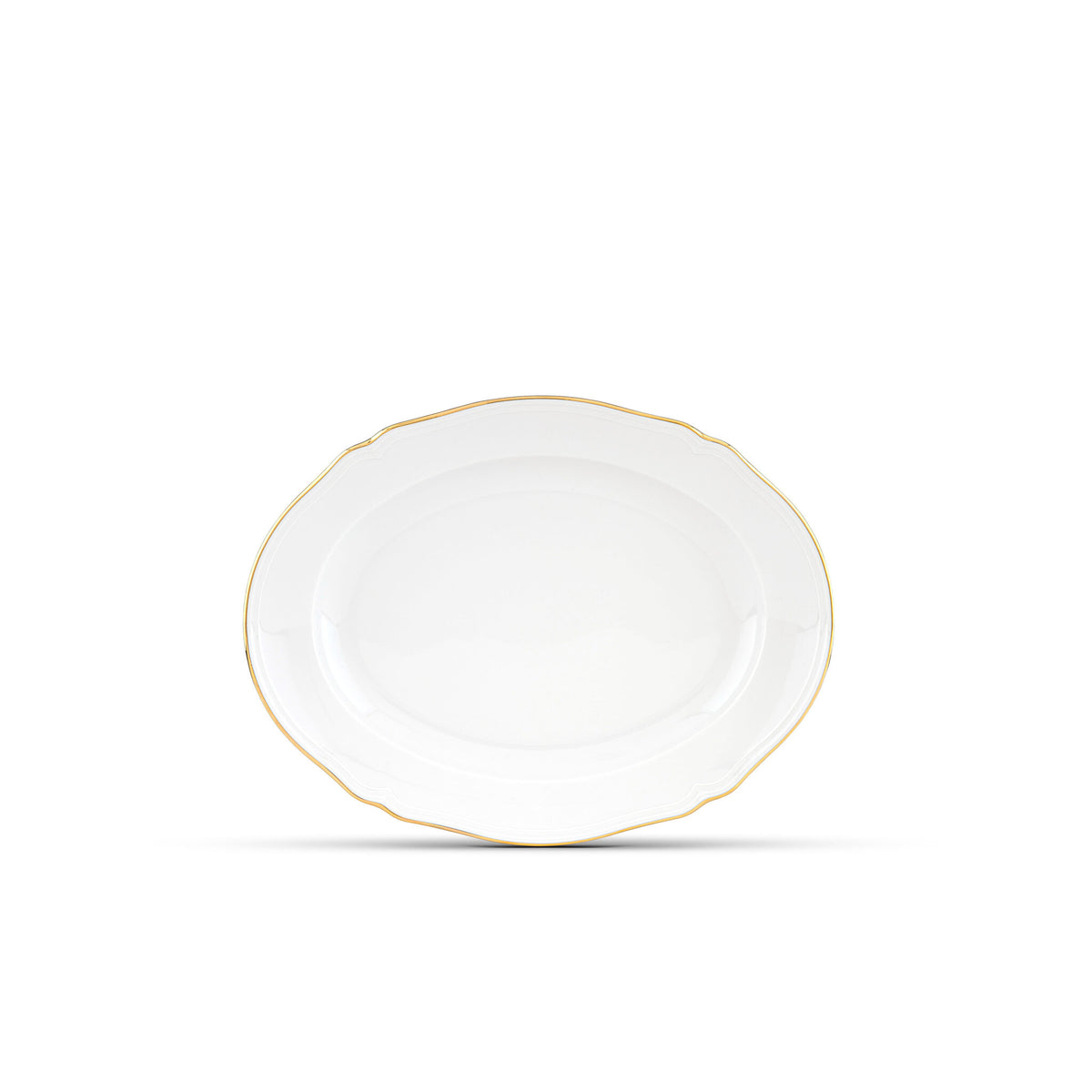 Ginori 1735 Corona Oval Platter, Gold