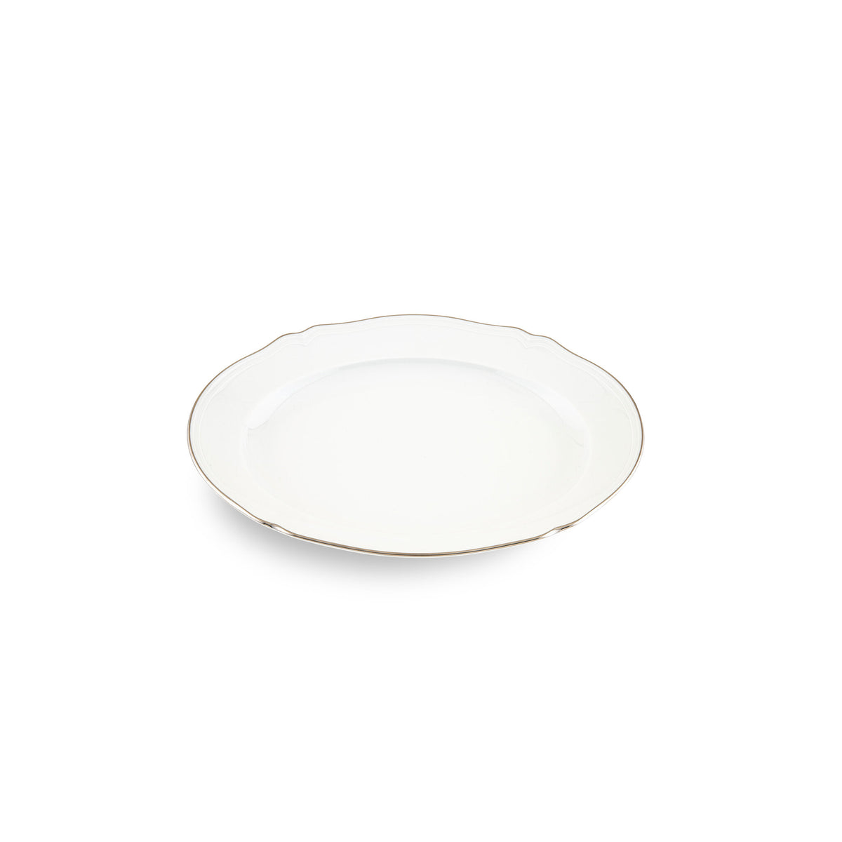 Ginori 1735 Corona Oval Platter, Platinum, view 2