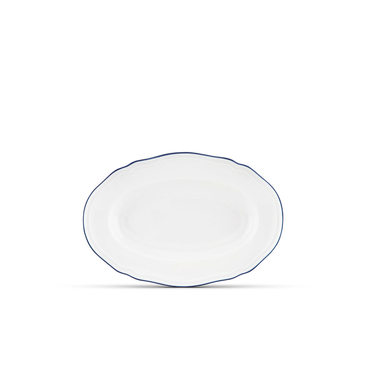 Ginori 1735 Corona Pickle Dish, Cobalt Blue