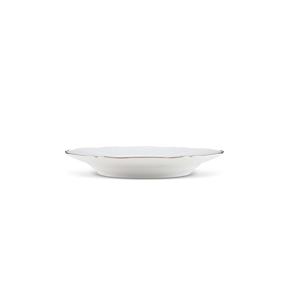 Ginori 1735 Corona Round Platter, Platinum, view 4