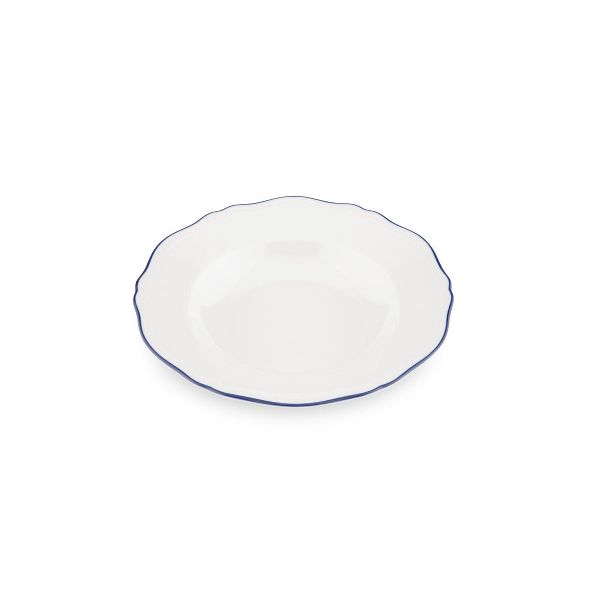 Ginori 1735 Corona Soup Plate, Cobalt Blue, view 2