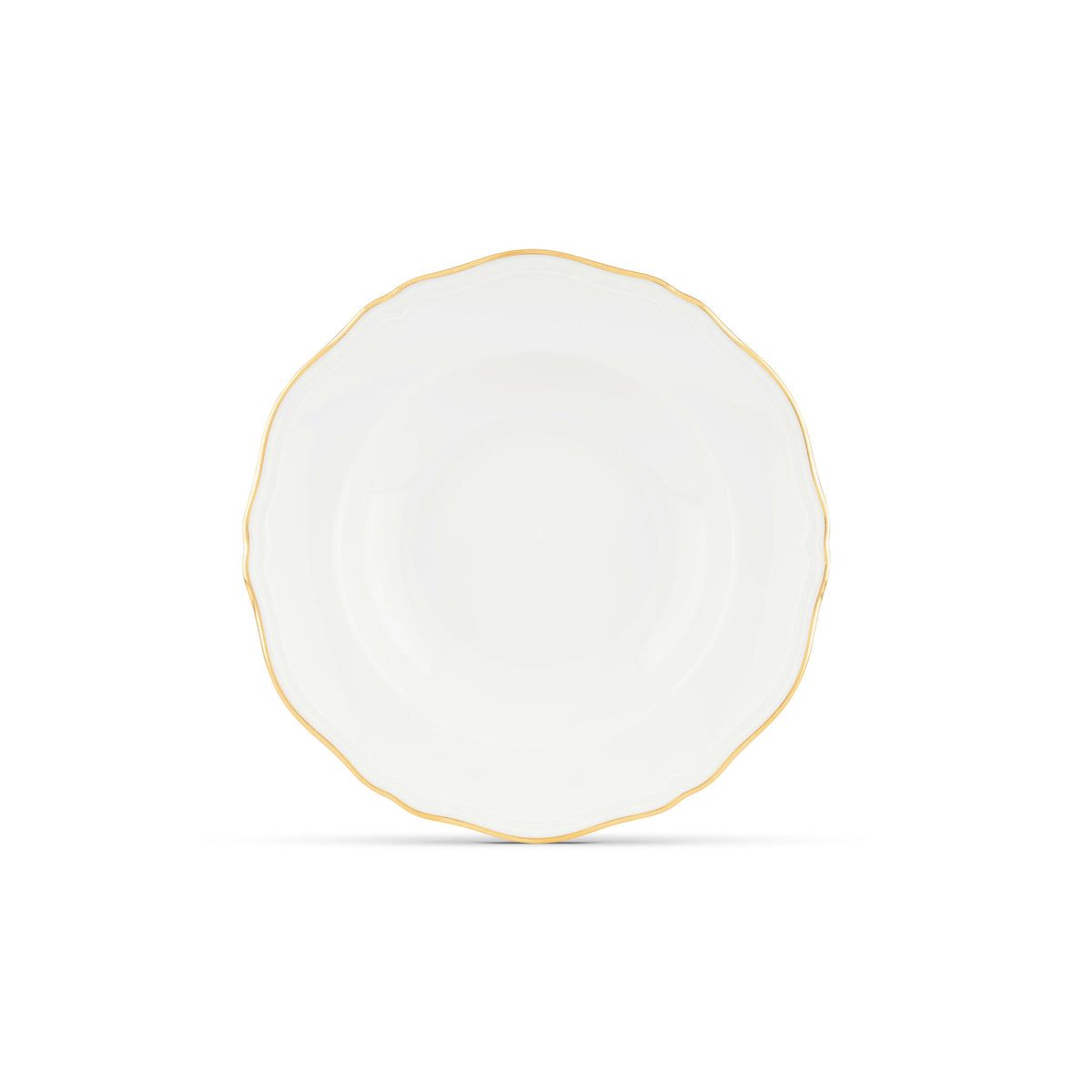 Ginori 1735 Corona Soup Plate, Gold
