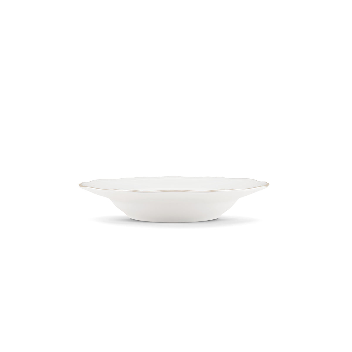 Ginori 1735 Corona Soup Plate, Platinum, view 4
