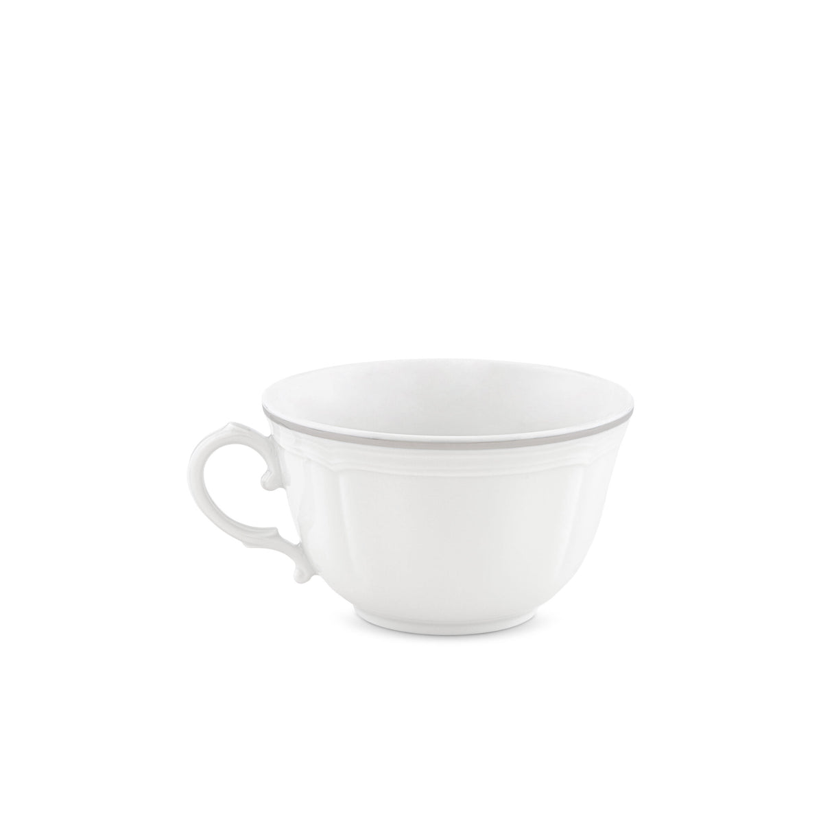 Ginori 1735 Corona Tea Cup, Platinum, view 2