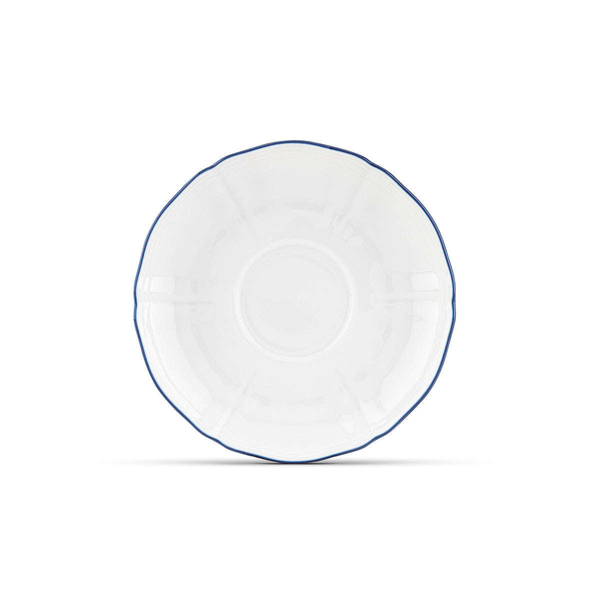 Ginori 1735 Corona Tea Saucer, Cobalt Blue