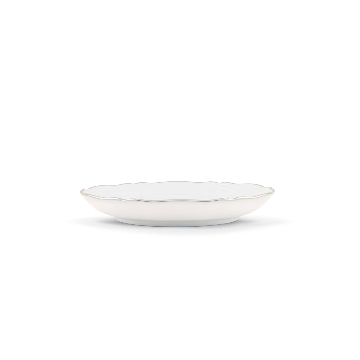 Ginori 1735 Corona Tea Saucer, Platinum, view 4