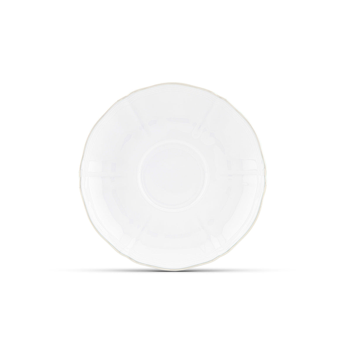 Ginori 1735 Corona Tea Saucer, Platinum